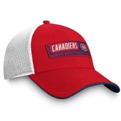 MONTREAL CANADIENS FANATICS MEN'S ICONIC DEFENDER ADJUSTABLE MESHBACK HAT -Professional Hockey Equipment Store MONTREAL CANADIENS FANATICS MEN S ICONIC DEFENDER ADJUSTABLE MESHBACK HAT RIGHT