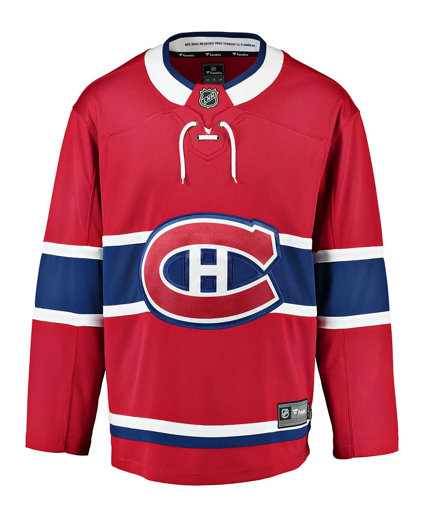 FANATICS MONTREAL CANADIENS ADULT HOME BREAKAWAY JERSEY 1 FANATICS MONTREAL CANADIENS ADULT HOME BREAKAWAY JERSEY