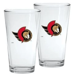 Mustang OTTAWA SENATORS 16OZ MIXING GLASS SET