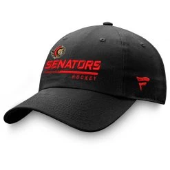 OTTAWA SENATORS FANATICS MEN'S AUTHENTIC PRO LOCKER ROOM UNSTRUCTURED ADJUSTABLE HAT