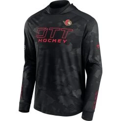 OTTAWA SENATORS FANATICS MEN'S LOCKER ROOM AUTHENTIC PRO LOCKER ROOM LIGHTWEIGHT CAMO HOODIE