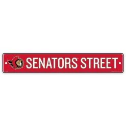 Mustang OTTAWA SENATORS STREET SIGN 4X23