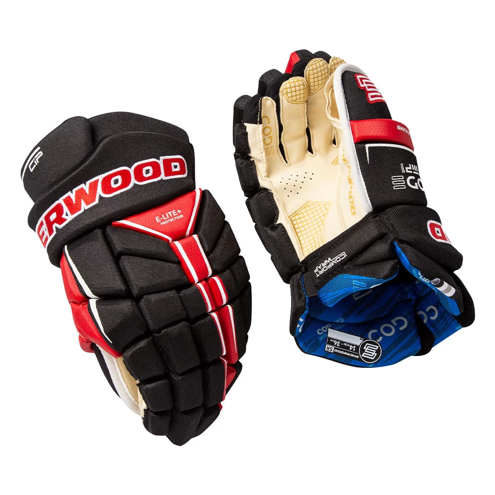 SHERWOOD CODE TMP 1 JUNIOR HOCKEY GLOVES 1 SHERWOOD CODE TMP 1 JUNIOR HOCKEY GLOVES