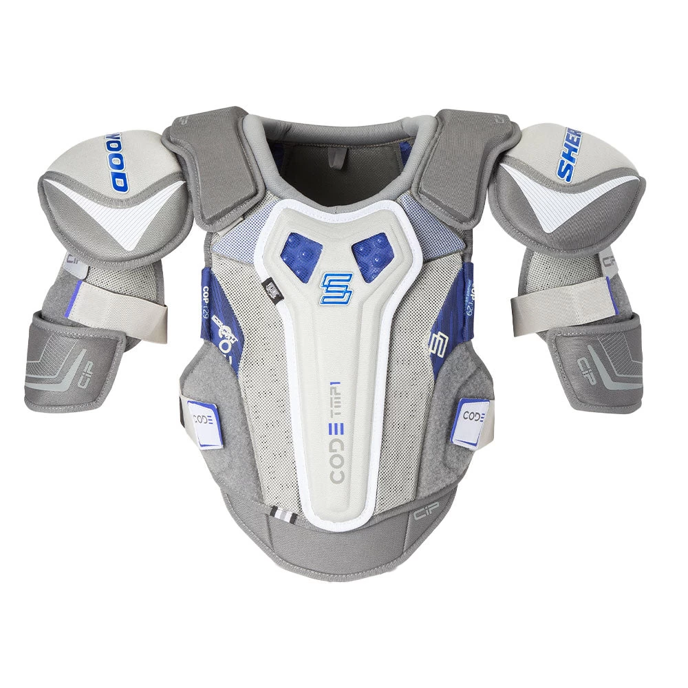SHERWOOD CODE TMP 1 JUNIOR SHOULDER PADS 1 SHERWOOD CODE TMP 1 JUNIOR SHOULDER PADS