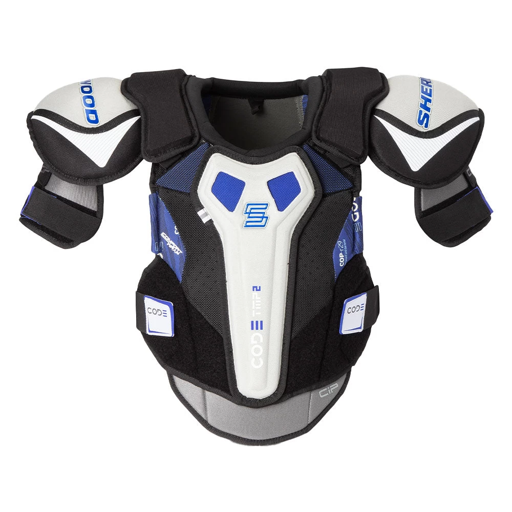SHERWOOD CODE TMP 2 JUNIOR SHOULDER PADS 1 SHERWOOD CODE TMP 2 JUNIOR SHOULDER PADS
