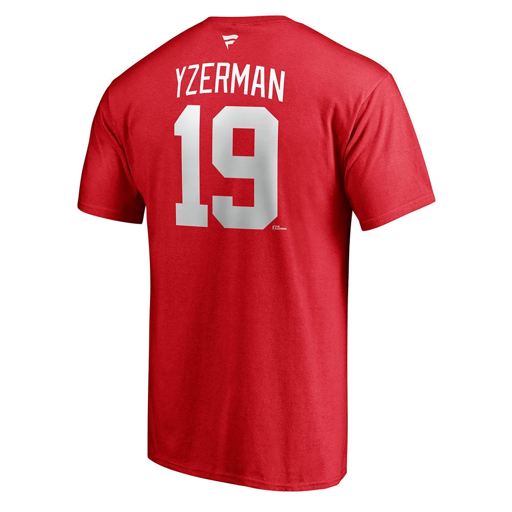 STEVE YZERMAN DETROIT RED WINGS FANATICS ADULT HERITAGE T SHIRT 1 STEVE YZERMAN DETROIT RED WINGS FANATICS ADULT HERITAGE T SHIRT