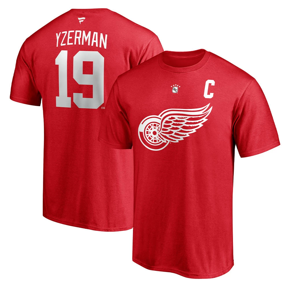 STEVE YZERMAN DETROIT RED WINGS FANATICS ADULT HERITAGE T SHIRT 3 STEVE YZERMAN DETROIT RED WINGS FANATICS ADULT HERITAGE T SHIRT - Image 3