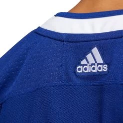 TORONTO MAPLE LEAFS ADIDAS ADIZERO PRIMEGREEN AUTHENTIC BLUE HOME JERSEY -Professional Hockey Equipment Store TORONTO MAPLE LEAFS ADIDAS ADIZERO PRIMEGREEN AUTHENTIC BLUE HOME JERSEY COLLAR