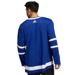 TORONTO MAPLE LEAFS ADIDAS ADIZERO PRIMEGREEN AUTHENTIC BLUE HOME JERSEY -Professional Hockey Equipment Store TORONTO MAPLE LEAFS ADIDAS ADIZERO PRIMEGREEN AUTHENTIC BLUEHOME JERSEY MODEL BACK