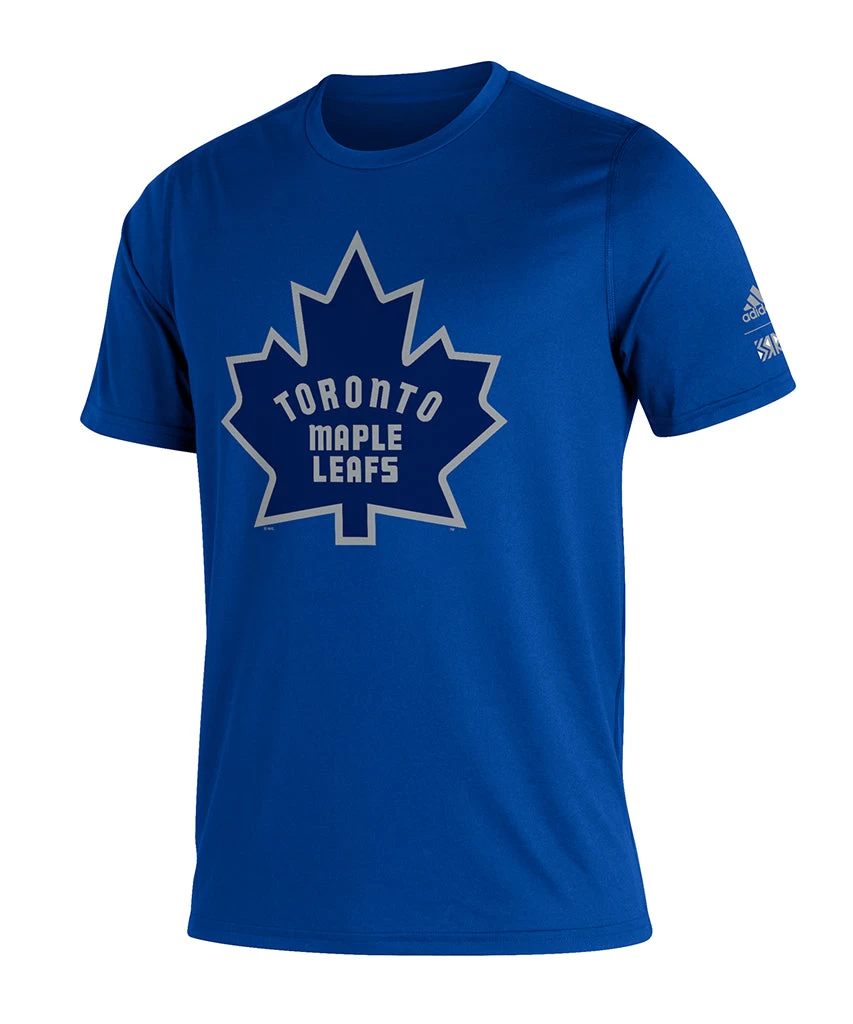 TORONTO MAPLE LEAFS ADIDAS ADULT REVERSE RETRO AMPLIFIER T SHIRT 1 TORONTO MAPLE LEAFS ADIDAS ADULT REVERSE RETRO AMPLIFIER T SHIRT