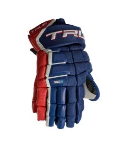 TRUE XC9 GEN 2 JUNIOR HOCKEY GLOVES -Professional Hockey Equipment Store True XC9 Gen 2 Hockey Gloves Blue White Red 2000c810 d77b 445c a96b 1dcc45908198