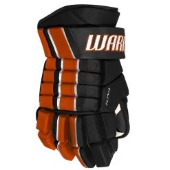 WARRIOR ALPHA FR PRO SENIOR HOCKEY GLOVES -Professional Hockey Equipment Store WARRIOR ALPHA FR PRO SENIOR HOCKEY GLOVES BLACK ORANGE
