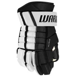 WARRIOR ALPHA FR PRO SENIOR HOCKEY GLOVES -Professional Hockey Equipment Store WARRIOR ALPHA FR PRO SENIOR HOCKEY GLOVES BLACK wHITE