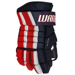 WARRIOR ALPHA FR PRO SENIOR HOCKEY GLOVES -Professional Hockey Equipment Store WARRIOR ALPHA FR PRO SENIOR HOCKEY GLOVES NAVY RED WHITE