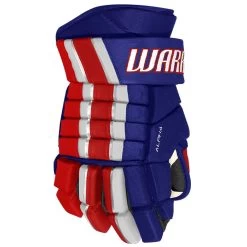 WARRIOR ALPHA FR PRO SENIOR HOCKEY GLOVES -Professional Hockey Equipment Store WARRIOR ALPHA FR PRO SENIOR HOCKEY GLOVES ROYAL RED WHITE