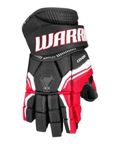 WARRIOR COVERT QRE 10 SENIOR HOCKEY GLOVES -Professional Hockey Equipment Store Warrior Covert QRE10 Hockey Gloves Black Red White ff84ab29 8e28 45f9 9574 dcfb46337469