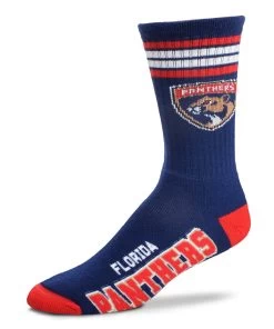 G-III FLORIDA PANTHERS 4 STRIPE DEUCE MEN'S SOCKS
