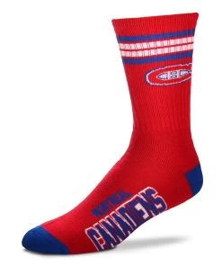 G-III MONTREAL CANADIENS 4 STRIPE DEUCE MEN'S SOCKS